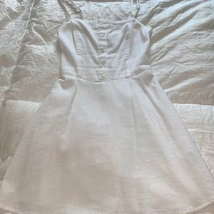 White hollister dress